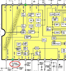 LG631 9R sección de RF