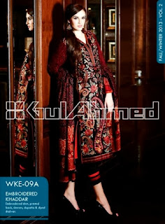 Gul Ahmed Embroidered Khaddar Collection