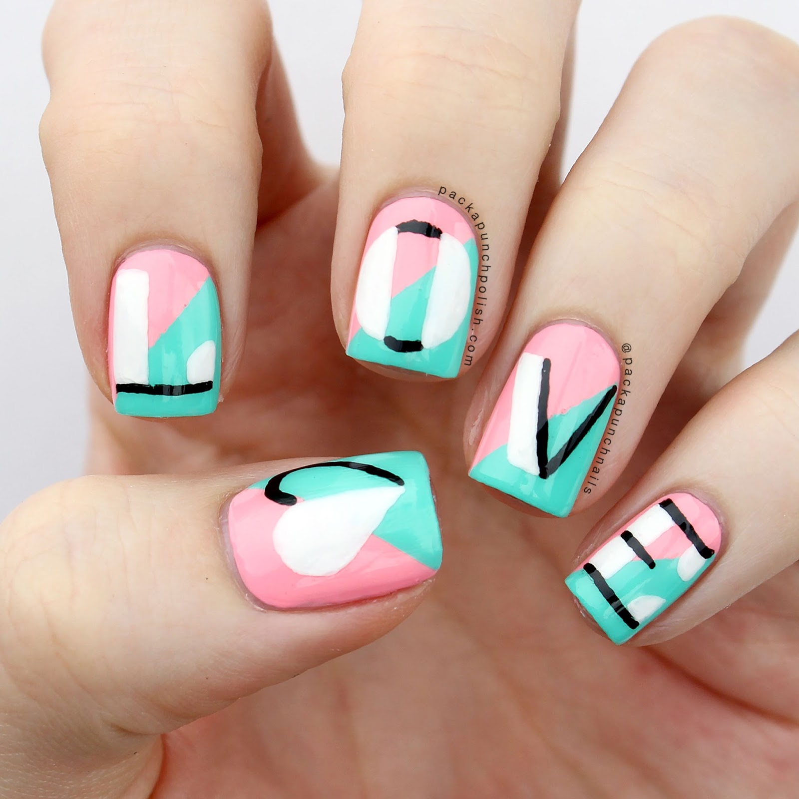 PackAPunchPolish: Love Letter Nail Art with Tutorial