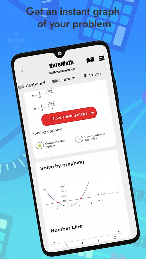 NureMath - Math Problem Solver: ứng dụng giải toán thông minh b3