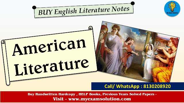 History of American Literature its Characteristics