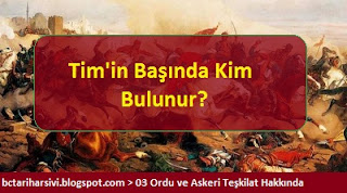 Tim'in Başında Kim Bulunur?