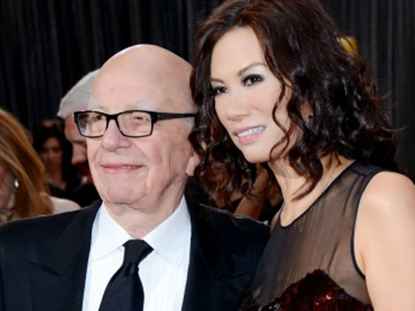 Rupert Murdoch and Wendi Deng