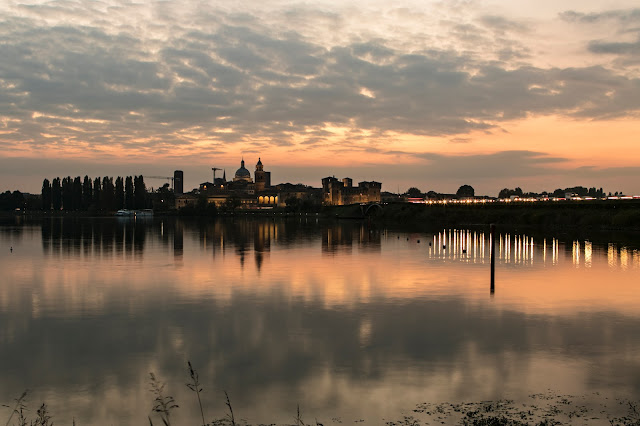 Skyline di Mantova vista dalla rocca di Sparafucile