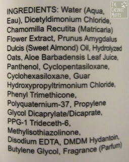 Instant Conditioning Spray Ingredients