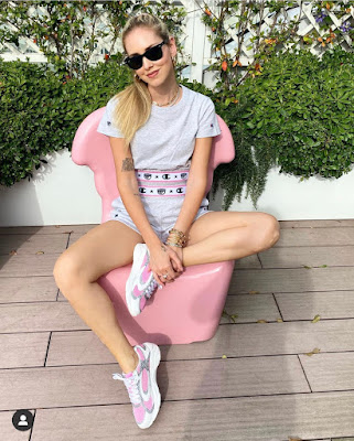 shorts tracksuits set chiara farragni collection 2020