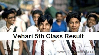 Vehari 5th Class Result 2018 PEC Online - Vehari Board Results - BISE Vehari 5th Class Result 2018 PEC Online - Vehari Board Results - BISE