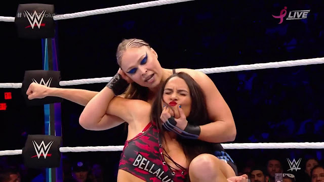 WWE Evolution Highlights : Ronda Rousey Defeats Nikki Bella To Retain Raw Women's Champion