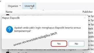 hapus dapodik lama di komputer