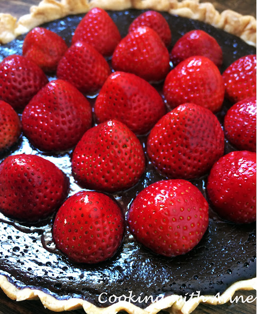 Chocolate Cream and Strawberry Pie