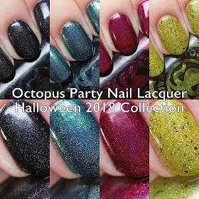 Octopus Party Nail Lacquer Halloween 2018 Collection