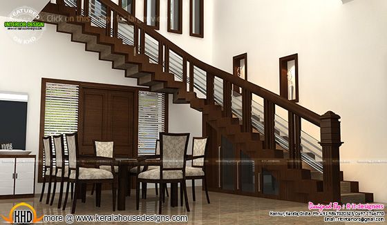Staircase and dining