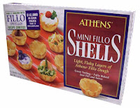 mini fillo cups, Mini phyllo cups 