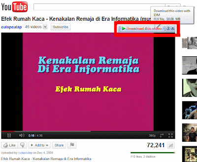 Cara Download Film Di Youtube Dengan IDM