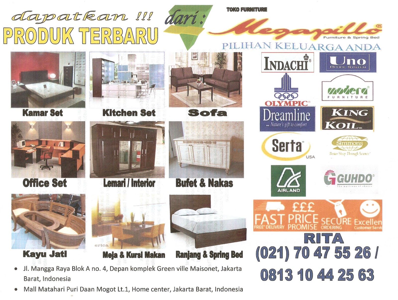 Megapillo Furniture Spring Bed Online Shop Brochure 2