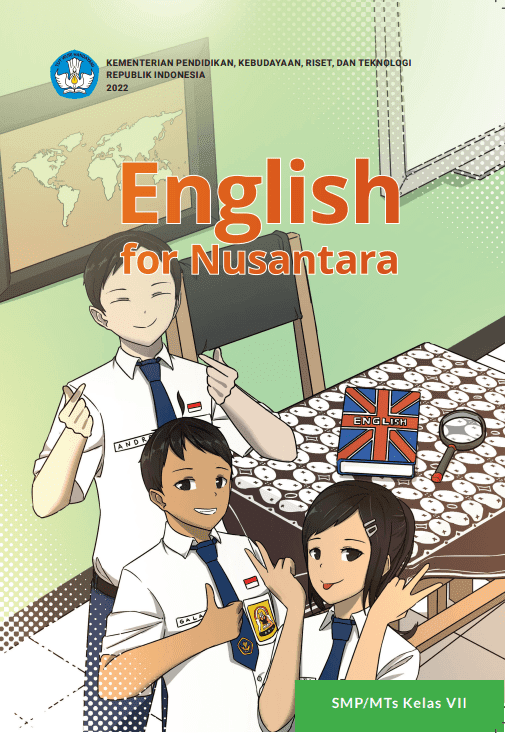Sampul Buku Bahasa Inggris Untuk Siswa Kelas 7 SMP Kurikulum Merdeka