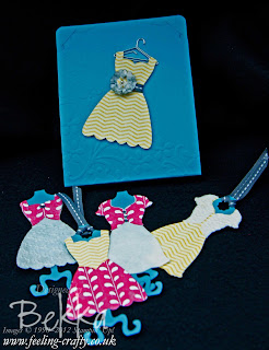 Gift Pouch with Dress Form Tags by Stampin' Up! Demonstrator Bekka Prideaux - find out about joining her team of Stampers here