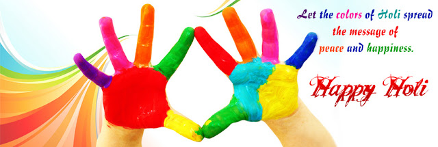 Happy Holi 2013 Facebook Cover Pictures