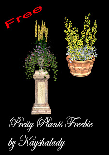 Pretty plants freebie PNG, PNG Tubes, PNG Tube files, digital scrapbooking kits