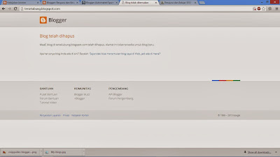 Blog Yang Terhapus Oleh Automated Spam Classification System Blogger