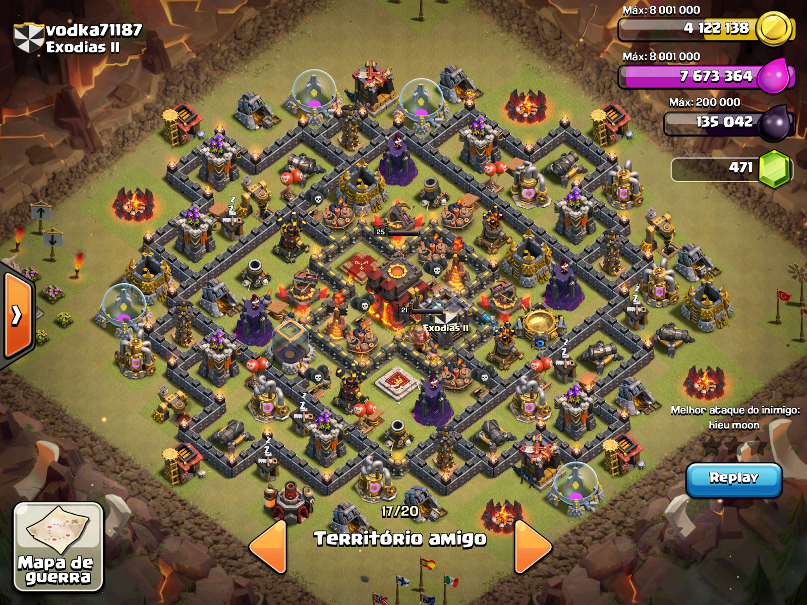 Clash Of Clans Town Hall Level 8 - Clash of Clans Town Hall 8 Defense (CoC TH8) BEST Trophy Base 