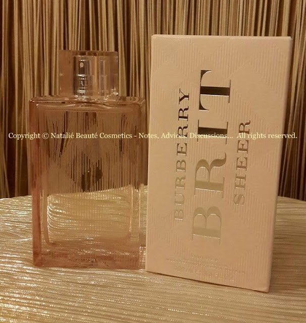 BURBERRY BRIT SHEER (2015) BY BURBERRY PERSONAL REVIEW AND PHOTOS NATALIE BEAUTE