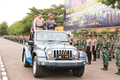 Upacara Penutupan Diklat Integrasi TNI-Polri Ta 2022