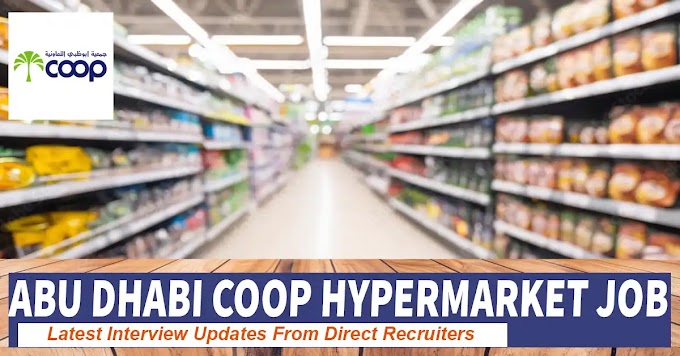   Abu Dhabi Coop New Job vacancies 2024
