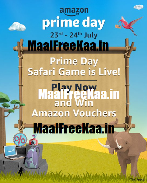 Amazon Prime Day Play Game & Win Prizes