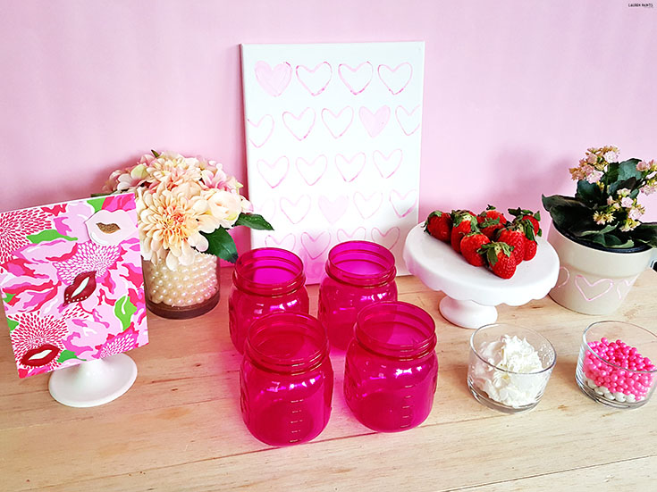 Are you looking for a fun way to spread a little love? Check out this super simple DIY project and a simple set up for all of your little sweethearts to enjoy a party!