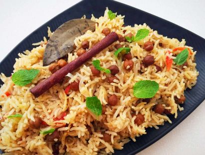 The Best Method to make Pot Rice Chana Pulao in Home