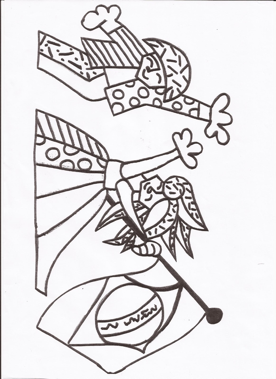 Download Romero Britto Butterfly Coloring Pages Coloring Pages