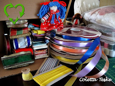 ribbon and sewing supplies