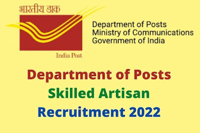 Indian Post Skilled Artisans Recruitment