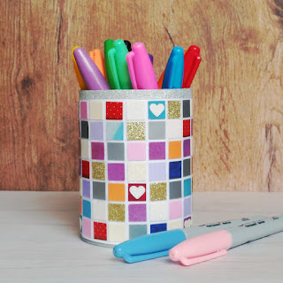 Mosaic Desk Tidy by Esselle Crafts