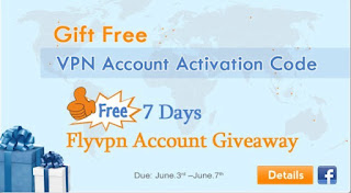 Comment obtenir compte gratuit 7 jours de Flyvpn