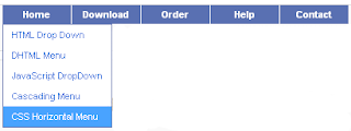 drop down menu A simple Drop Down Menu For Blogger