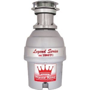 Waste King 9900TC Legend Series 3/4 HP Batch Feed Operation Waste Disposer