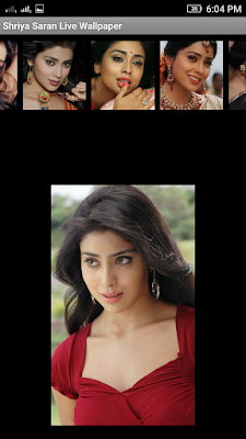 Shriya Saran 3D live Wallpaper For Android Mobile Phone