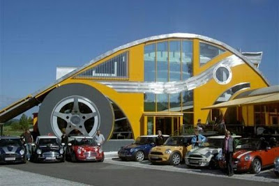 VW beetle inspired restaurant