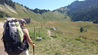 vue depuis le refuge de la Combe