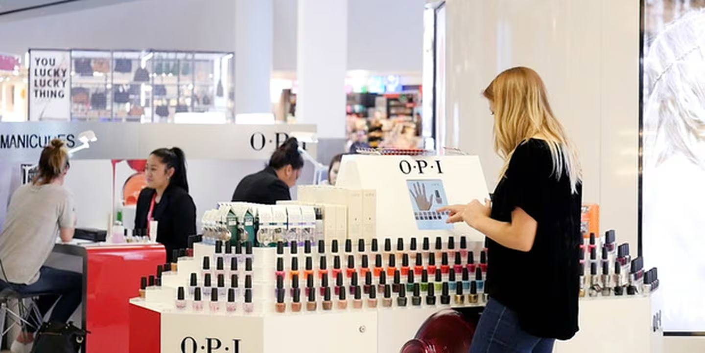 Tiệm nail OPI là cửa hàng mới mở gần đây nhất ở Sân bay Quốc tế Auckland.