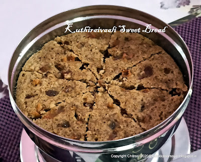 Kuthiraivaali sweet Bread [ Barnyard millet sweet Bread ]