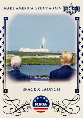 2020 Decision Trading Cards : Make America Great Again M9 - SpaceX Launch