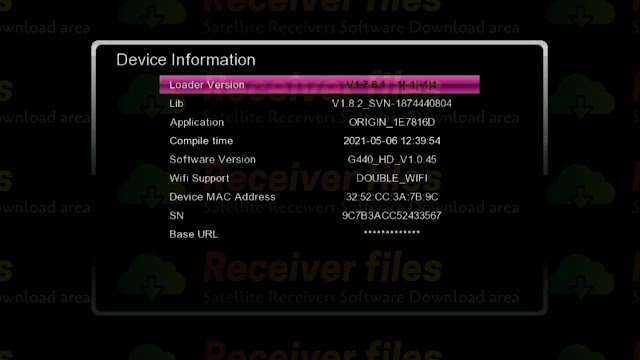  REDLINE TGX140 VERSION G440 HD 1.0.45 NOUVEAU LOGICIEL 06-05-2021