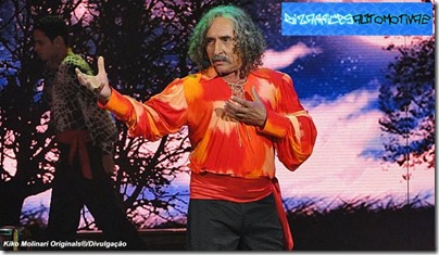 Gaúcho interpretando Sidney Magal[1]
