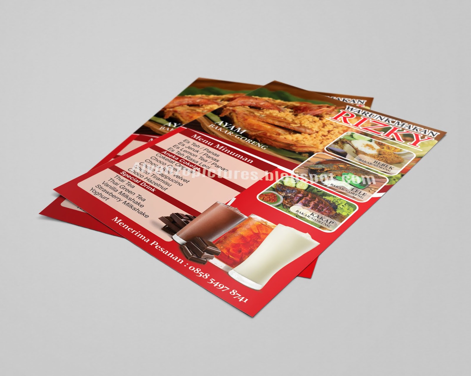 Download Desain  Menu  Makanan Ayam Goreng Gratis Cdr  Full Edit