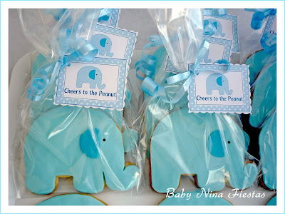 galletas elefante baby shower