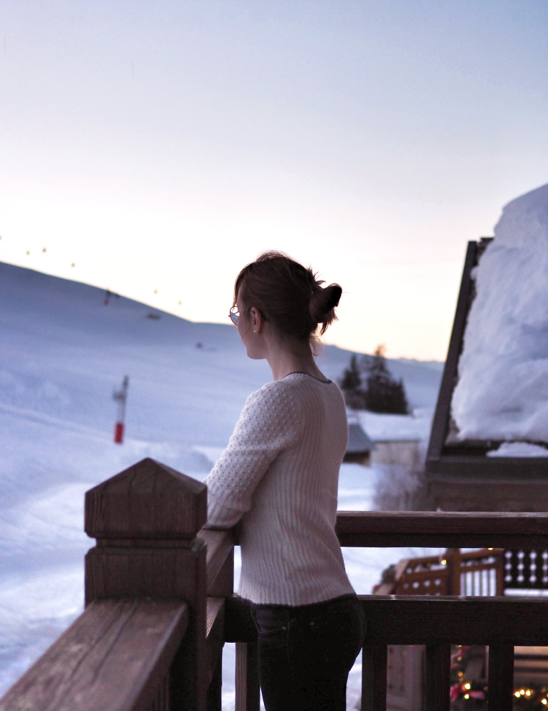 Une belle soirée dans un chalet, au pied des pistes de ski, à Courchevel