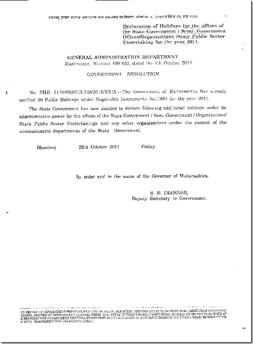 list of holidays in 2011. Public Holiday 2011